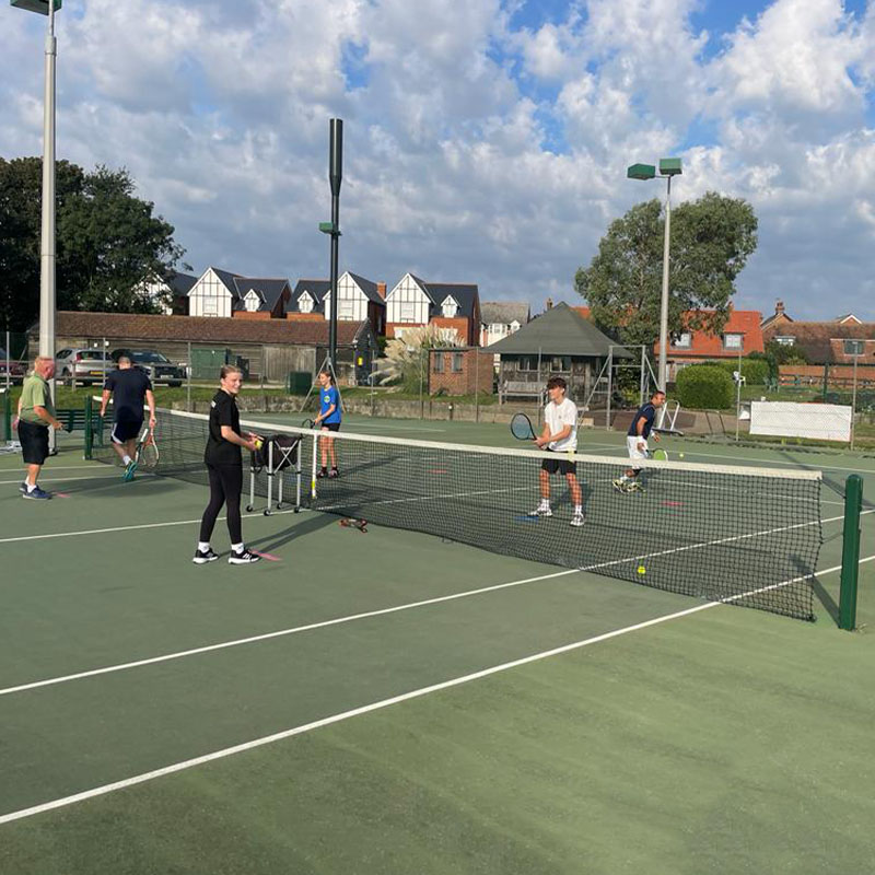 Adult Group Tennis Coaching at Felixstowe Lawn Tennis Club